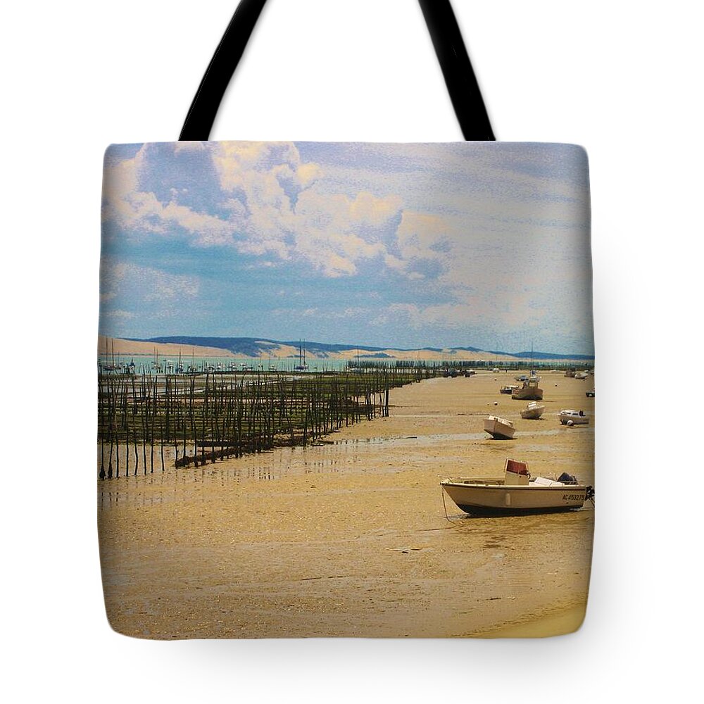 Cap Ferret Tote Bag featuring the photograph Cap Ferret beach by Dany Lison