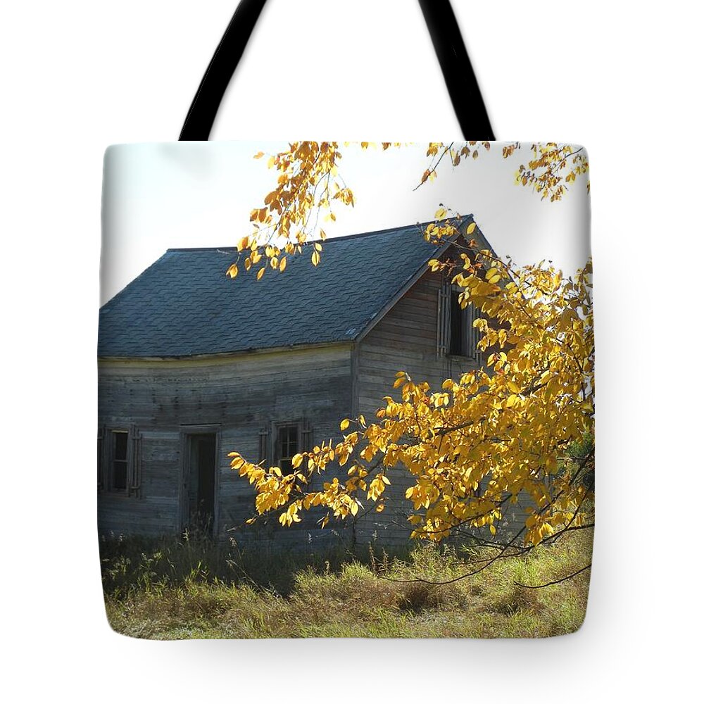 Homestead Tote Bag featuring the photograph Captain Ed's Homestead by Penny Meyers