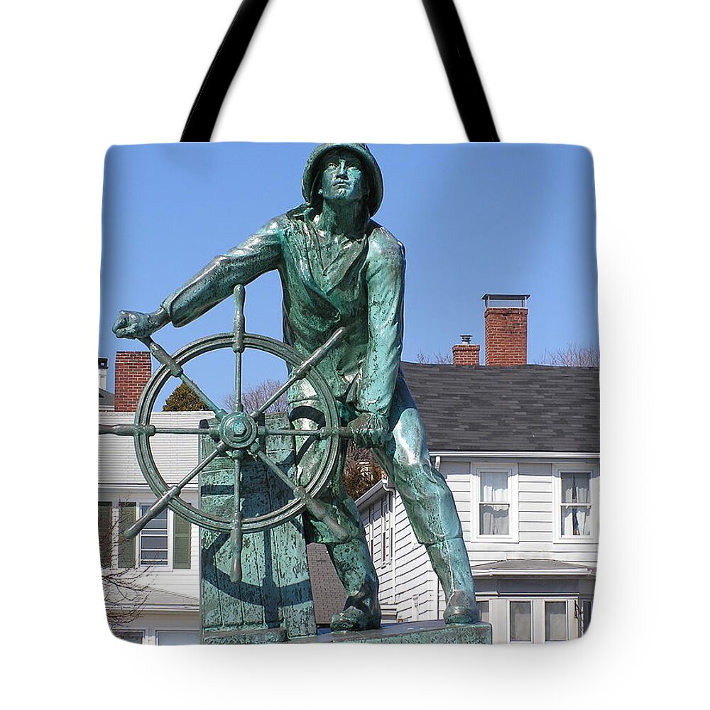 Sea Tote Bag featuring the photograph Captain by Jewels Hamrick