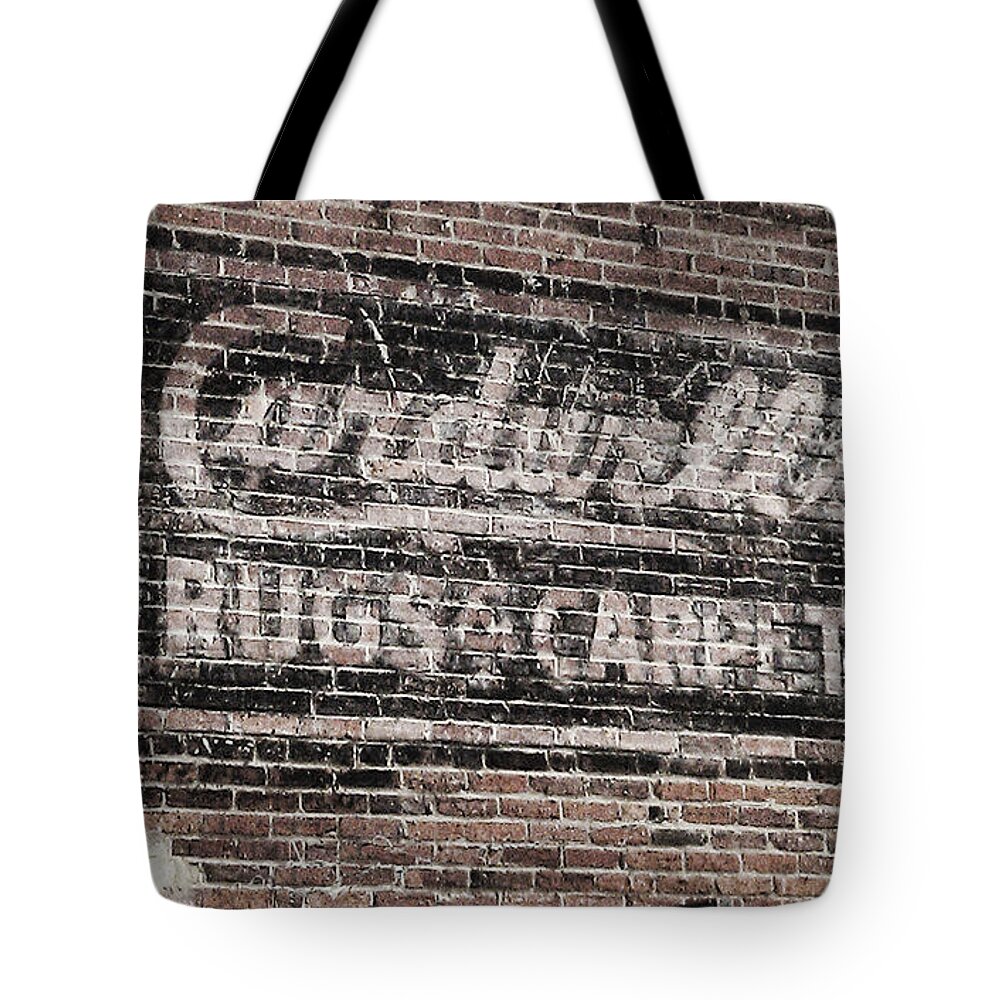  Tote Bag featuring the photograph Cardwell's Carpets by Carol Leigh