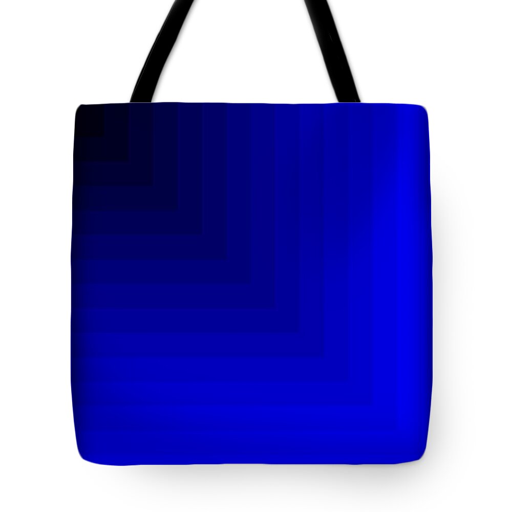 Abstract Digital Algorithm Rithmart Tote Bag featuring the digital art Cascade.2 by Gareth Lewis