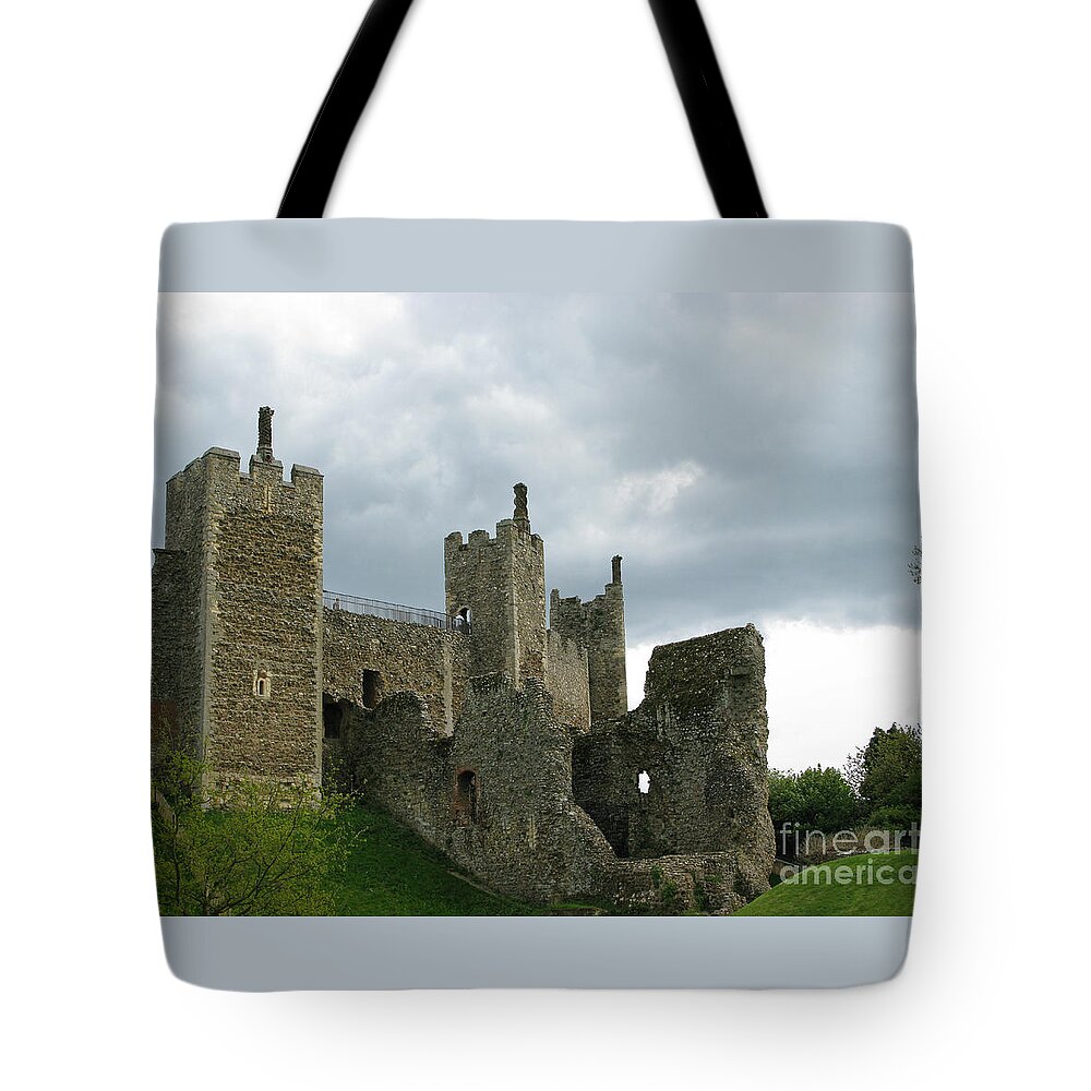 Castle Tote Bag featuring the photograph Castle Curtain Wall by Ann Horn