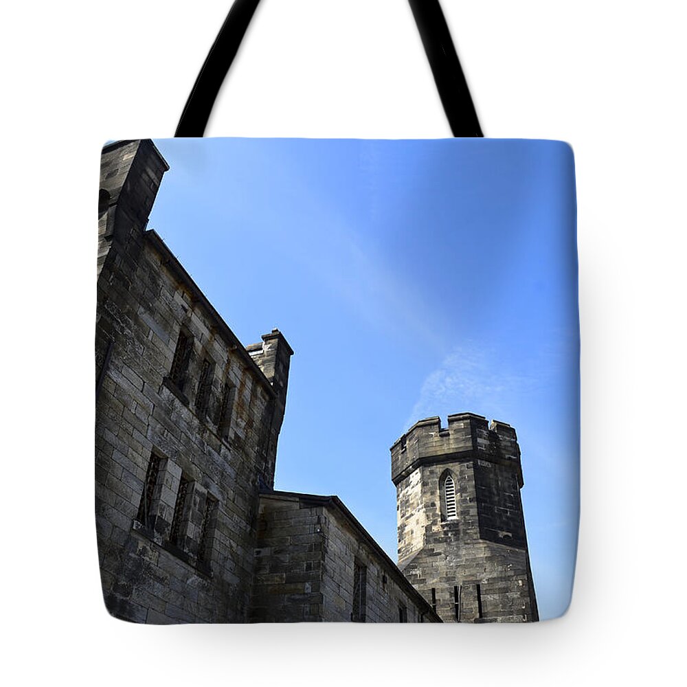 Eastern State Penitentiary Tote Bag featuring the photograph Eastern State Penitentiary by Crystal Wightman