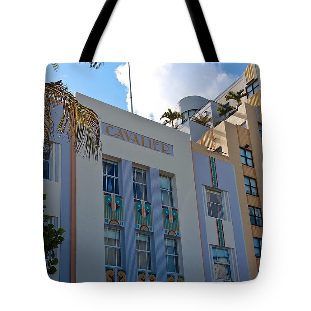 1930s Tote Bag featuring the photograph Cavalier in South Beach by Ed Gleichman