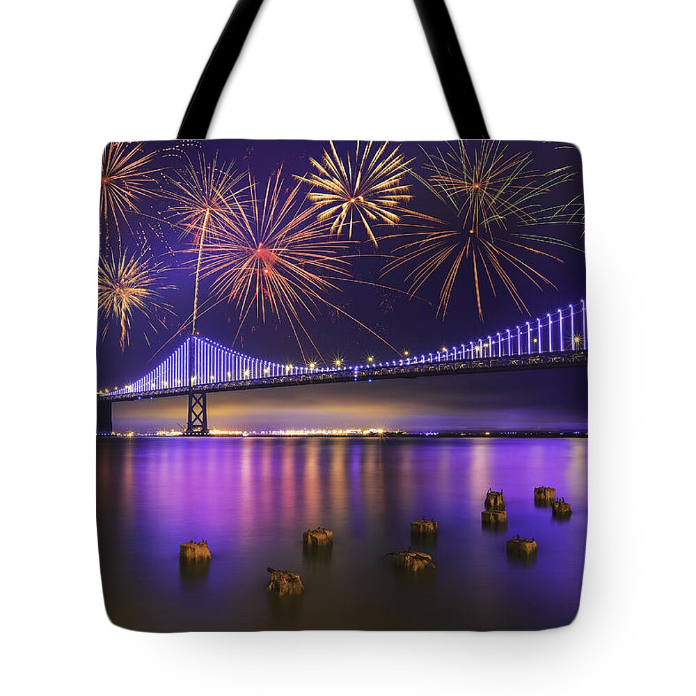 Bay Tote Bag featuring the photograph Celebration on the Bay by Don Hoekwater Photography