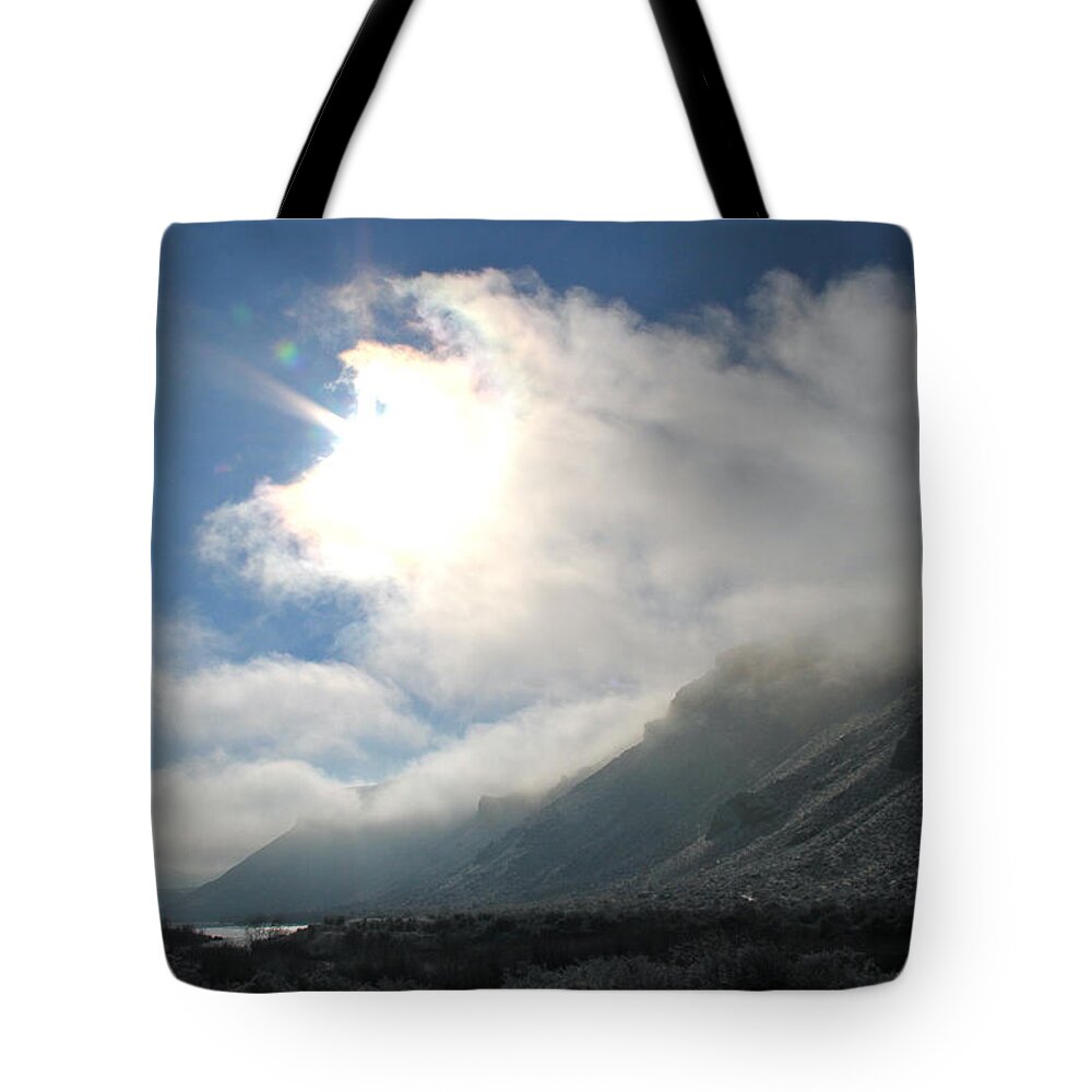 Snake River Tote Bag featuring the photograph Celebration Park by Ed Riche