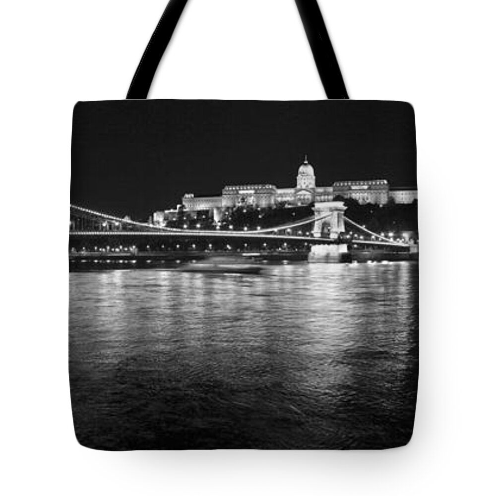 Europe Tote Bag featuring the photograph Chain Bridge-Budapest by John Magyar Photography