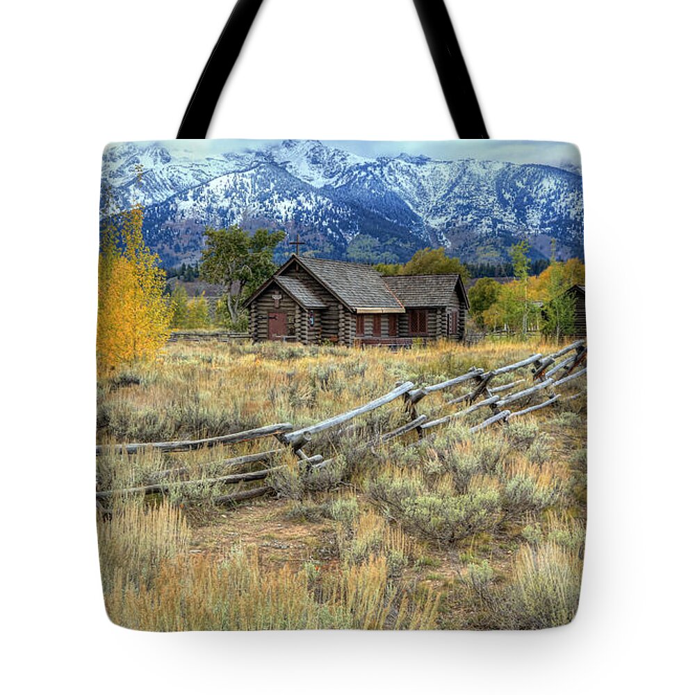 Church Tote Bag featuring the photograph Chapel of the Transfiguration by Jaki Miller