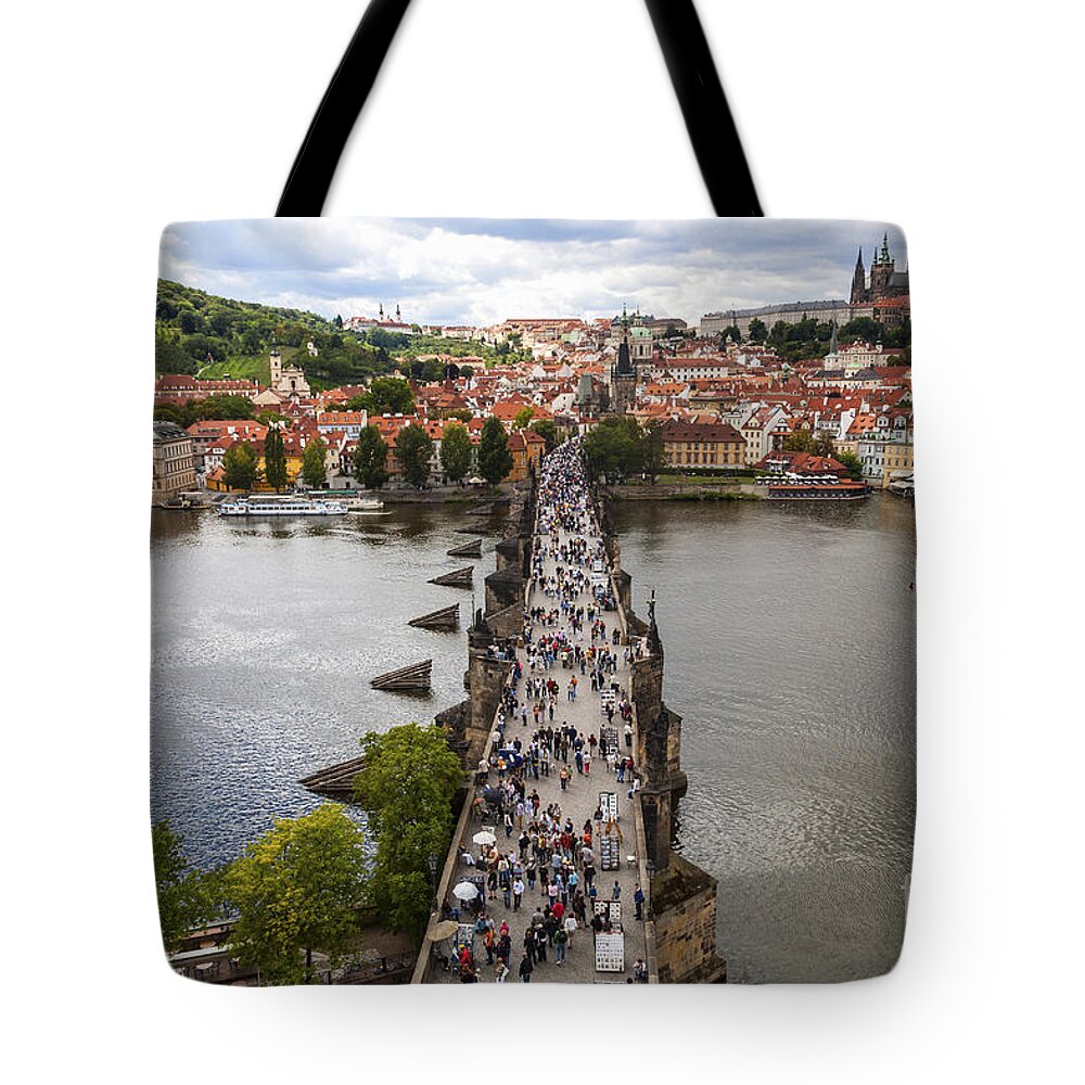 Charles Bridge Tote Bag featuring the photograph Charles Bridge by Diane Macdonald