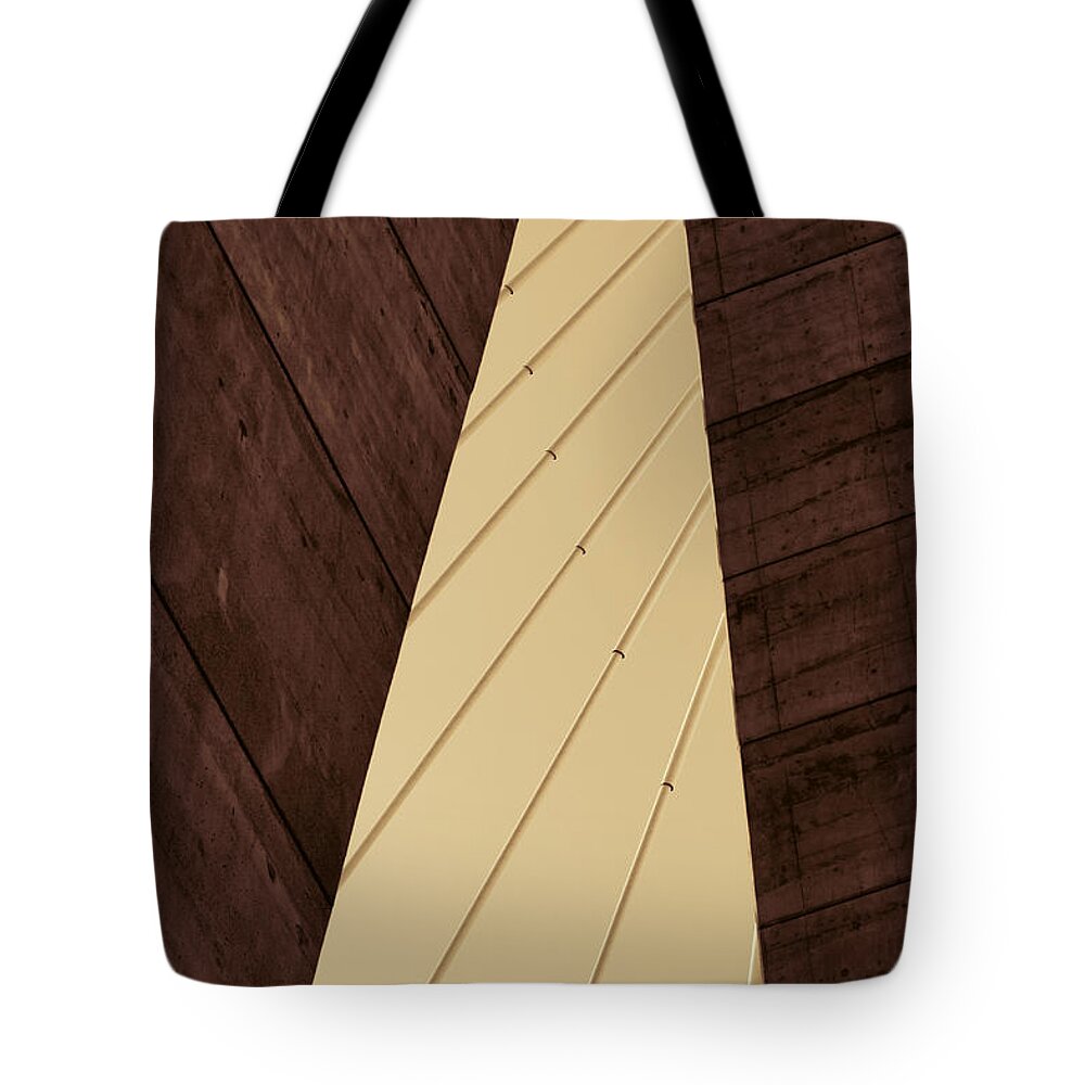 Arthur Ravenel Jr. Bridge Tote Bag featuring the photograph Charleston Bridge Abstract by Kathy Clark