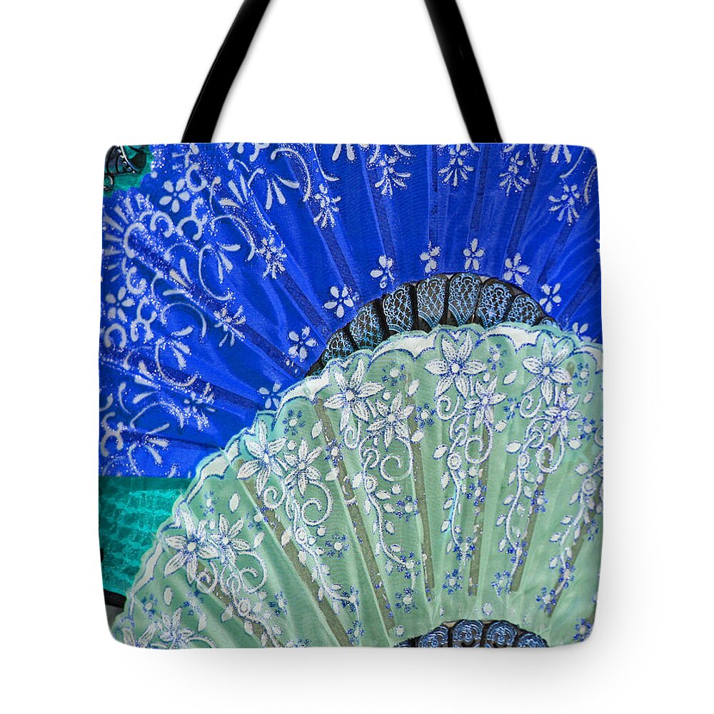 Abstract Tote Bag featuring the photograph Charleston Fans by Rick Locke - Out of the Corner of My Eye