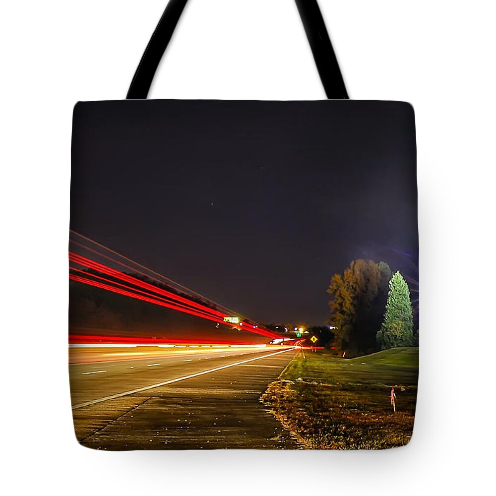 Airport Tote Bag featuring the photograph Charlotte City Airport Entrance Sculpture by Alex Grichenko