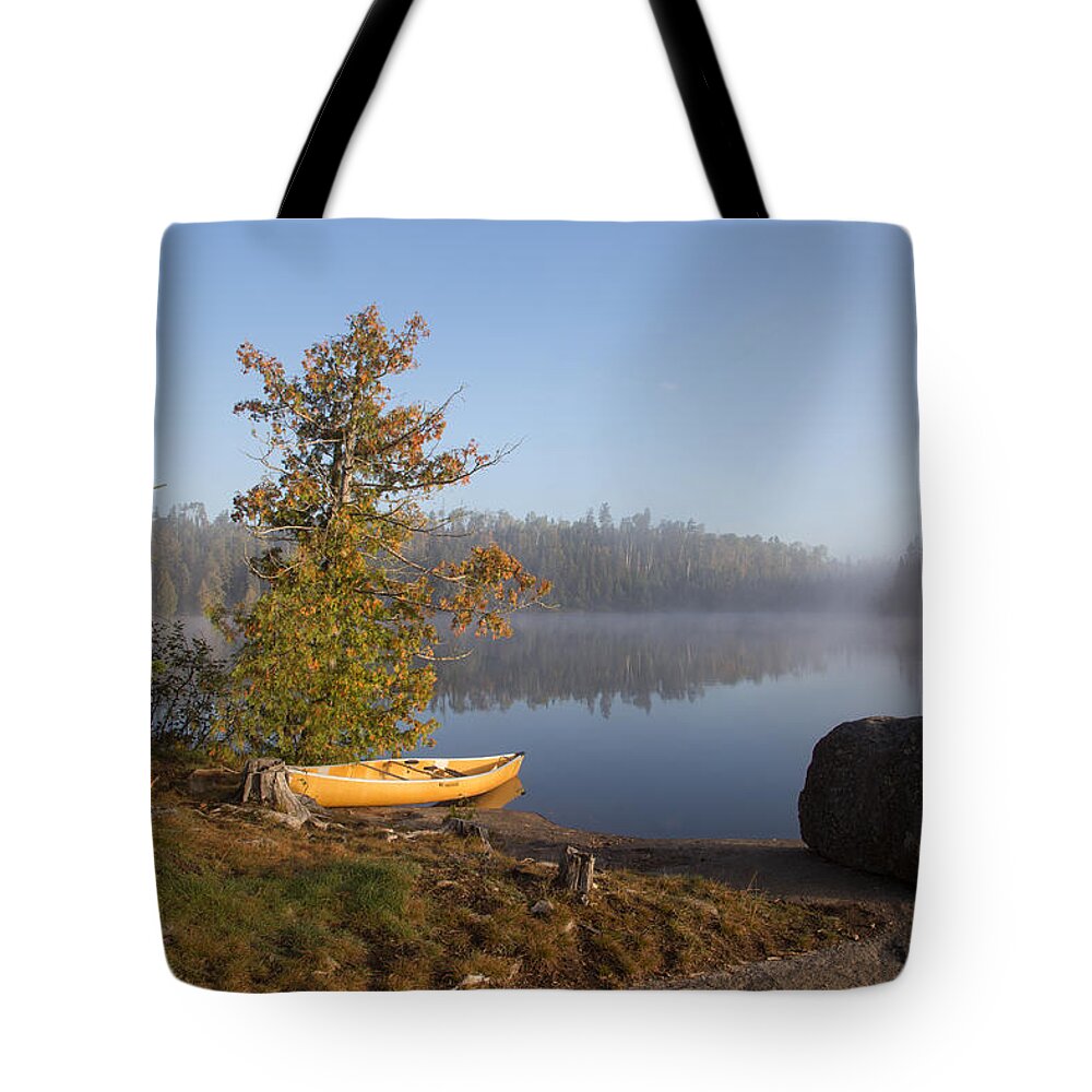 Sunrise Tote Bag featuring the photograph Cherokee Lake Sunrise by Paul Schultz