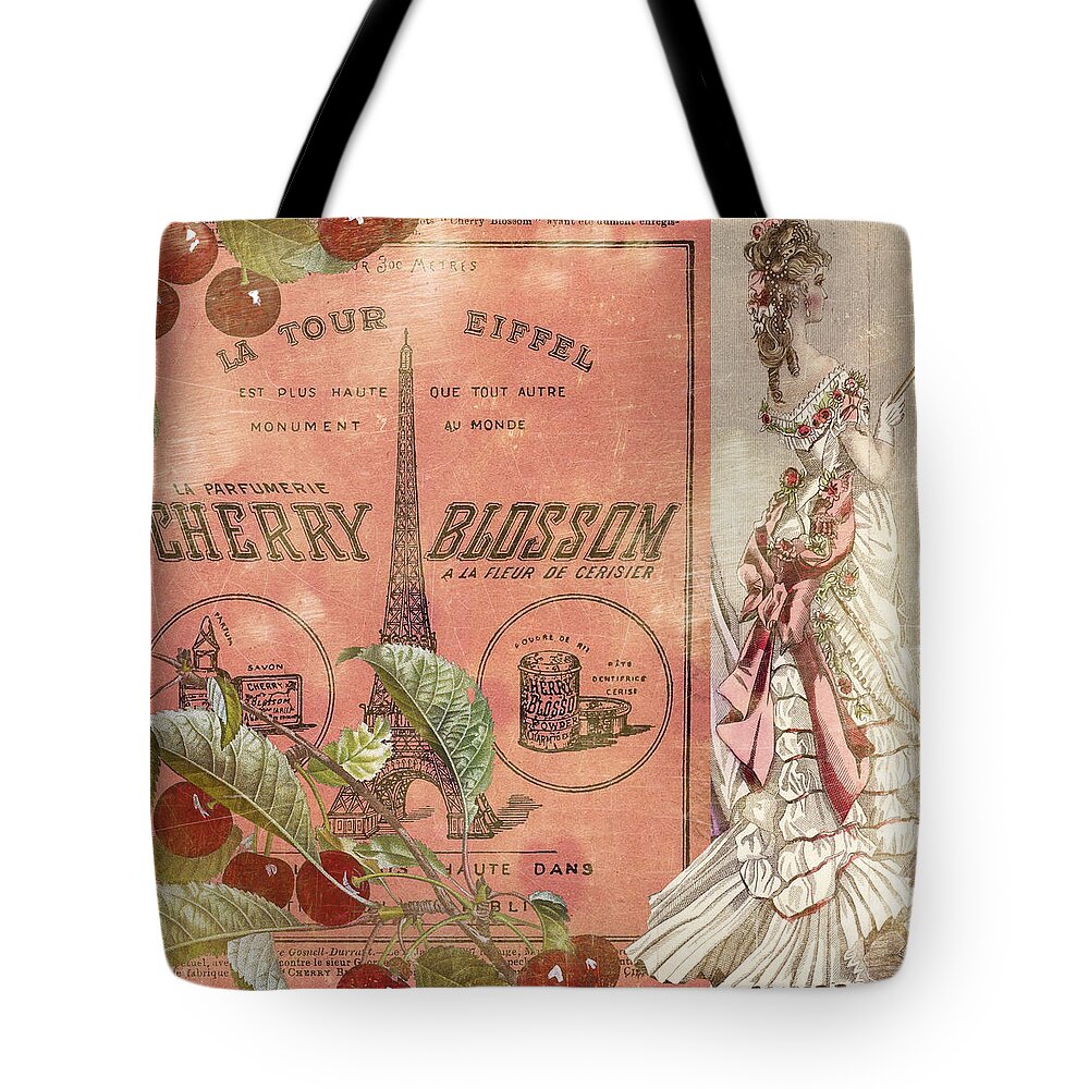 Aimee Stewart Tote Bag featuring the photograph Cherry Blossom by MGL Meiklejohn Graphics Licensing