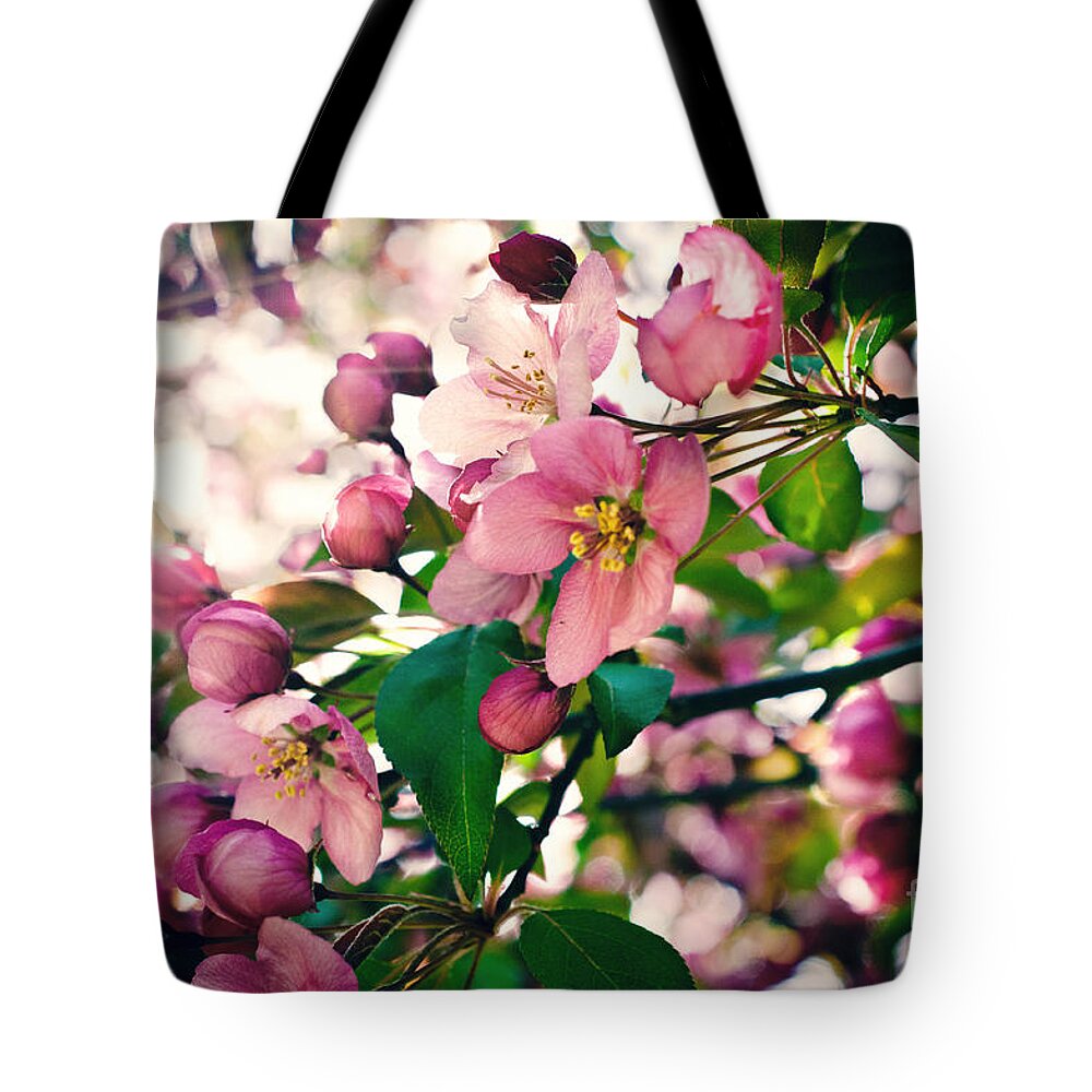 Cherry Blossom Tote Bag featuring the photograph Cherry Blossom by Gwen Gibson