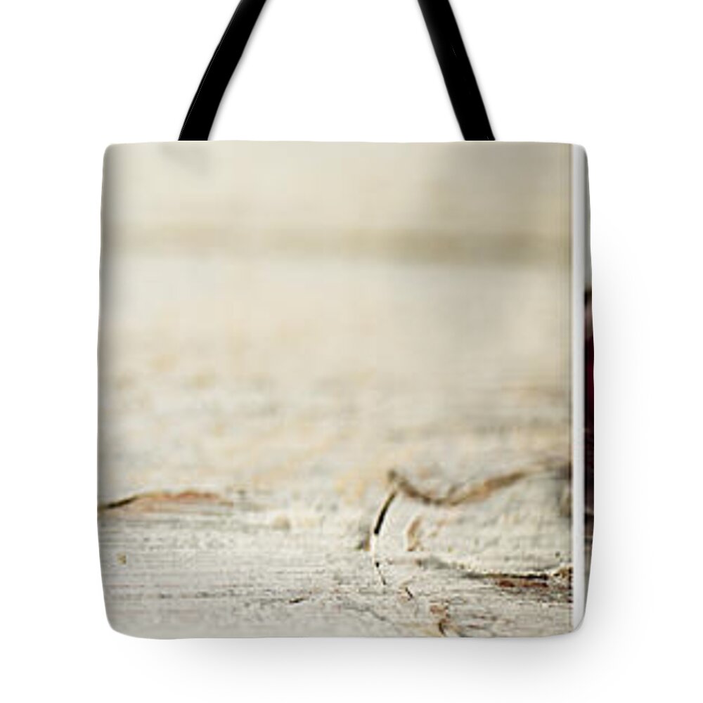 Panorama Tote Bag featuring the photograph Cherry by Nailia Schwarz