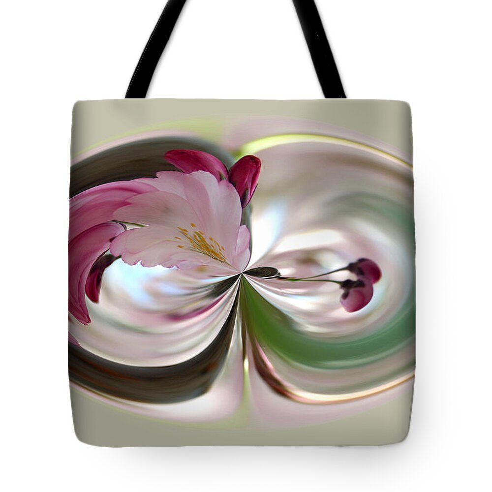 Flowers Tote Bag featuring the photograph Cherry Tree Blossom series 802 by Jim Baker