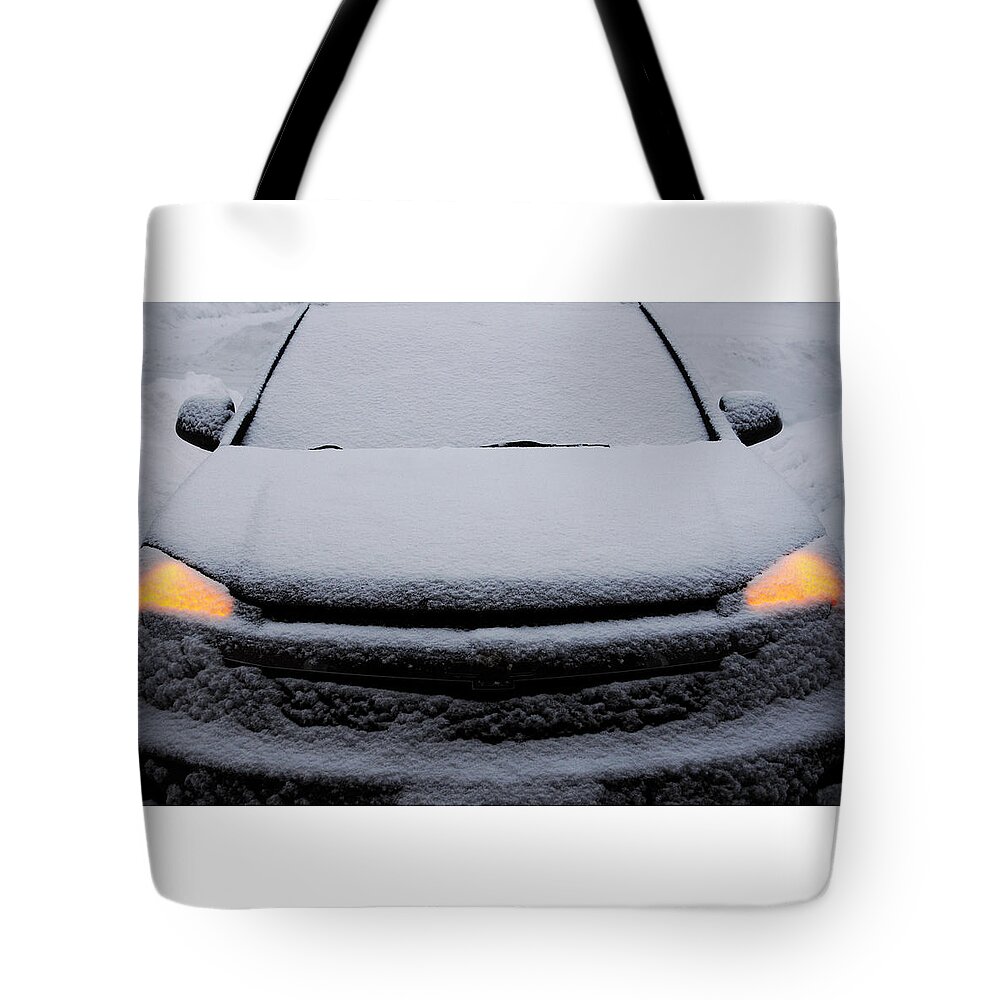 Chevy Tote Bag featuring the photograph Chevy Equinox by Dragan Kudjerski