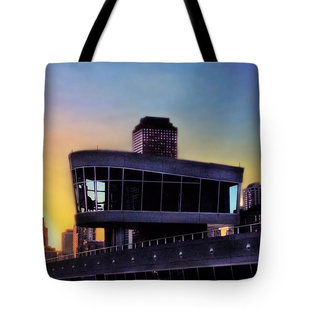 Chicago Tote Bag featuring the photograph Chicago Lock Tower by John Hansen