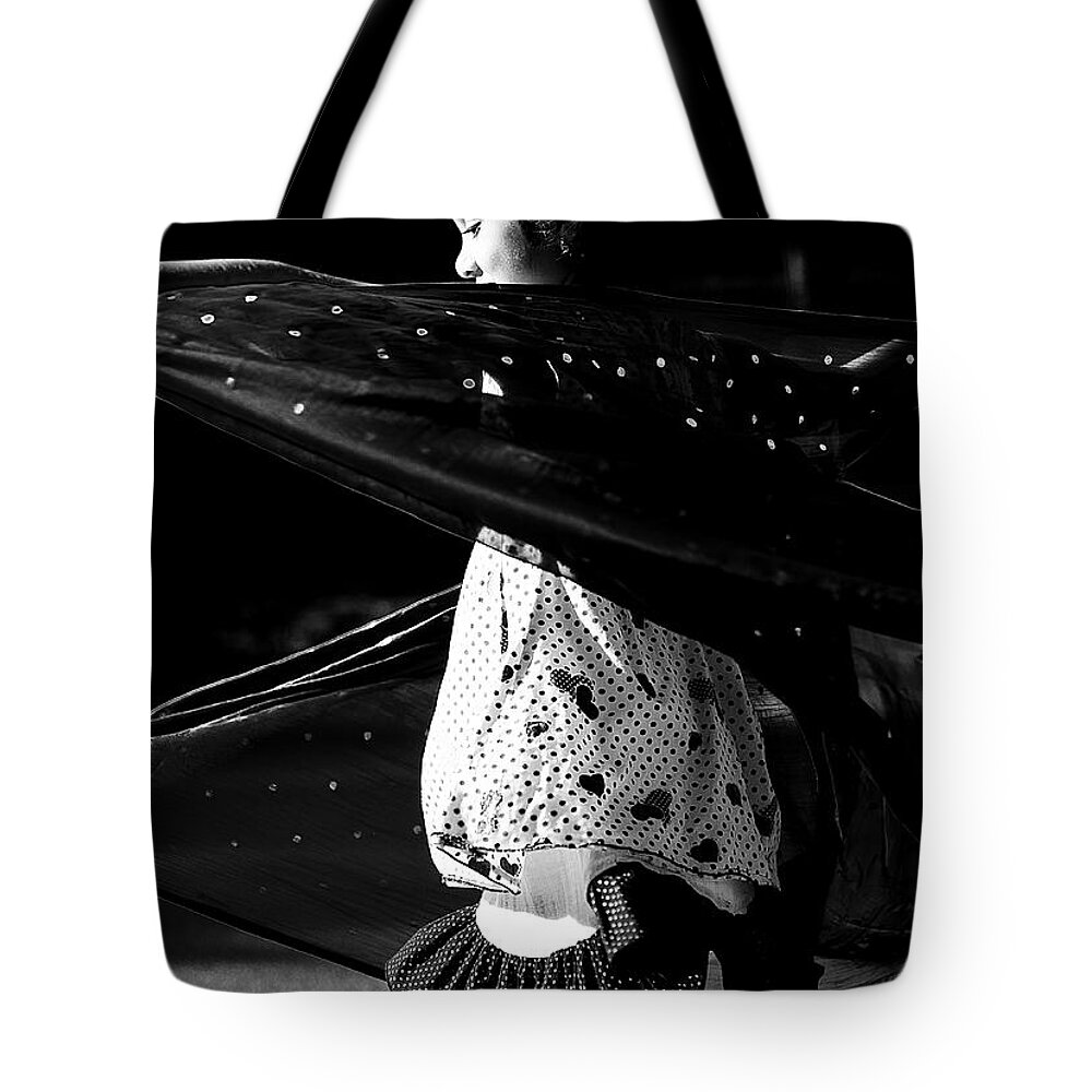 4-5 Years Tote Bag featuring the photograph Child Dancing by Praveenkumar Palanichamy