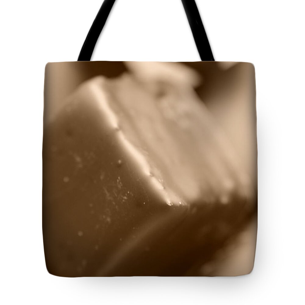 Love Tote Bag featuring the photograph Chocolate Squares by Miguel Winterpacht