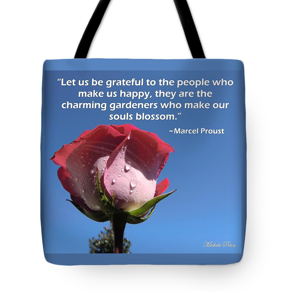 Red Rose With Dew Drops Tote Bag featuring the photograph Choose your Quote Choose your Picture 25 by Michele Penn