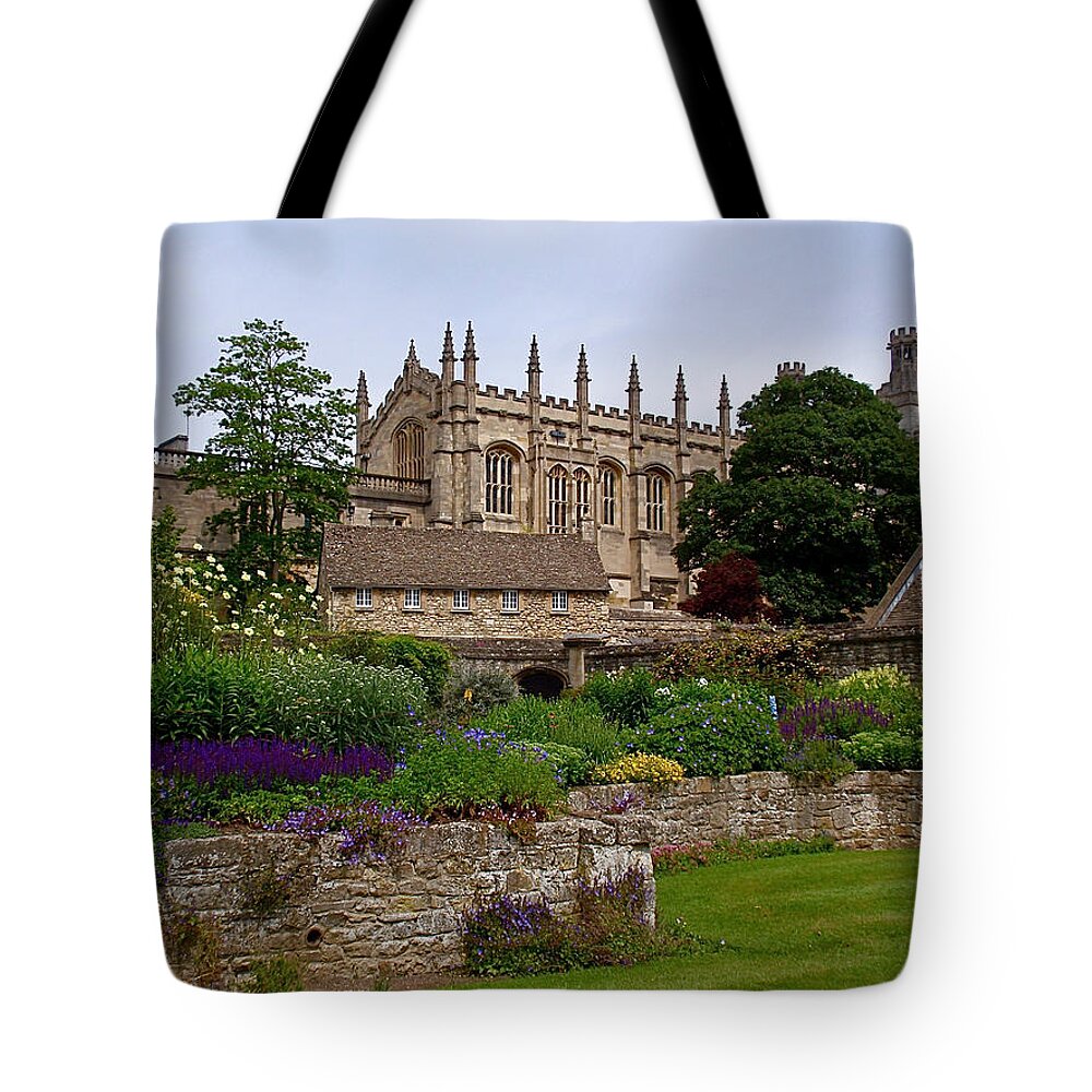 Christ Church Tote Bag featuring the photograph Christ Church in Spring by Rona Black