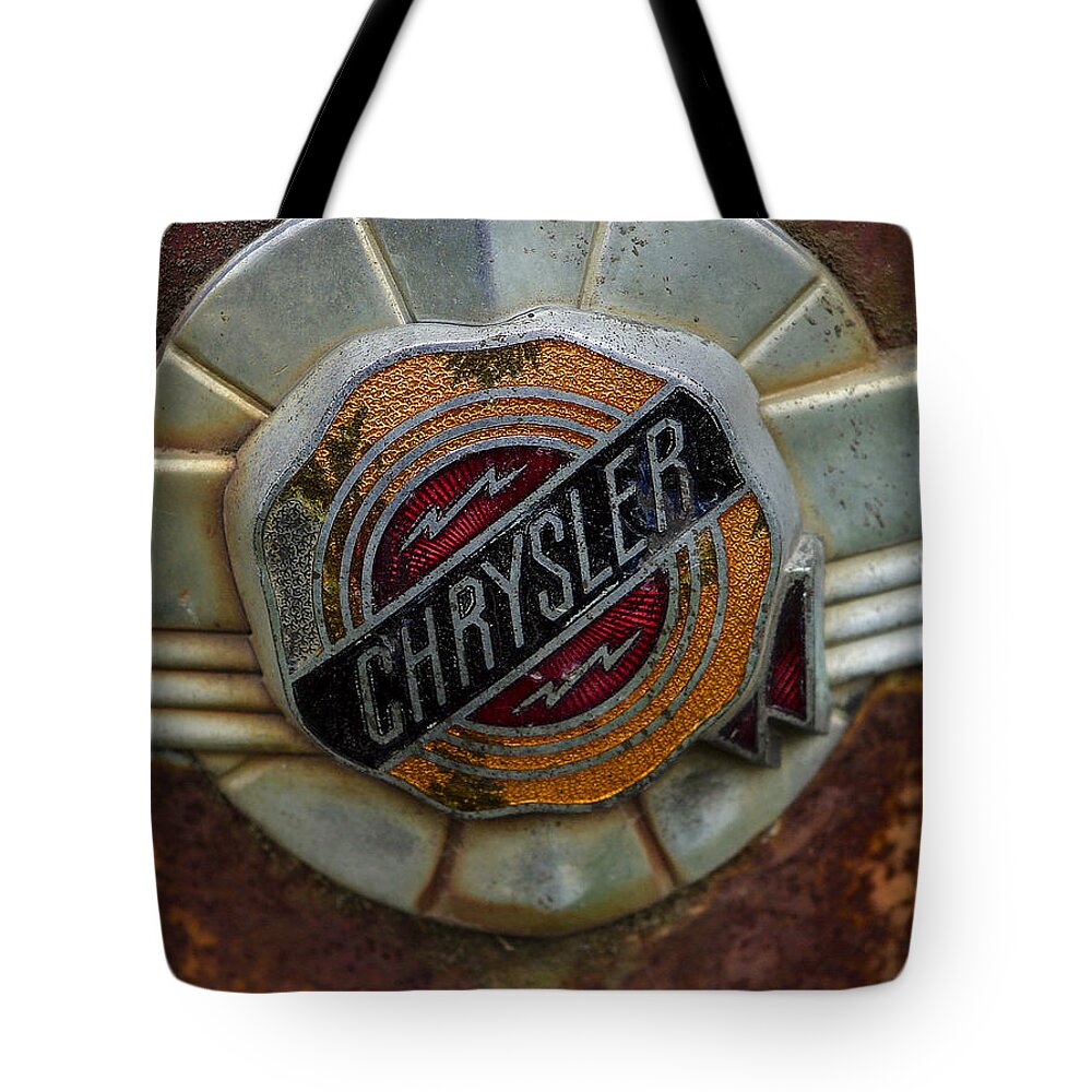 Car Tote Bag featuring the photograph Chrysler by Jean Noren