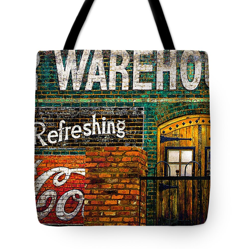 Art Deco Tote Bag featuring the photograph Cigar Warehouse by Gray Artus
