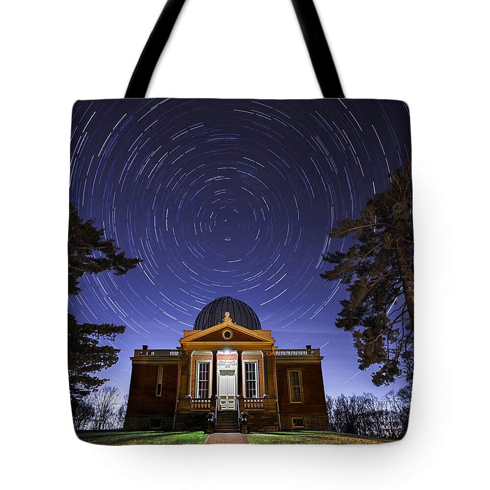 Cincinnati Tote Bag featuring the photograph Cincinnati Observatory by Keith Allen