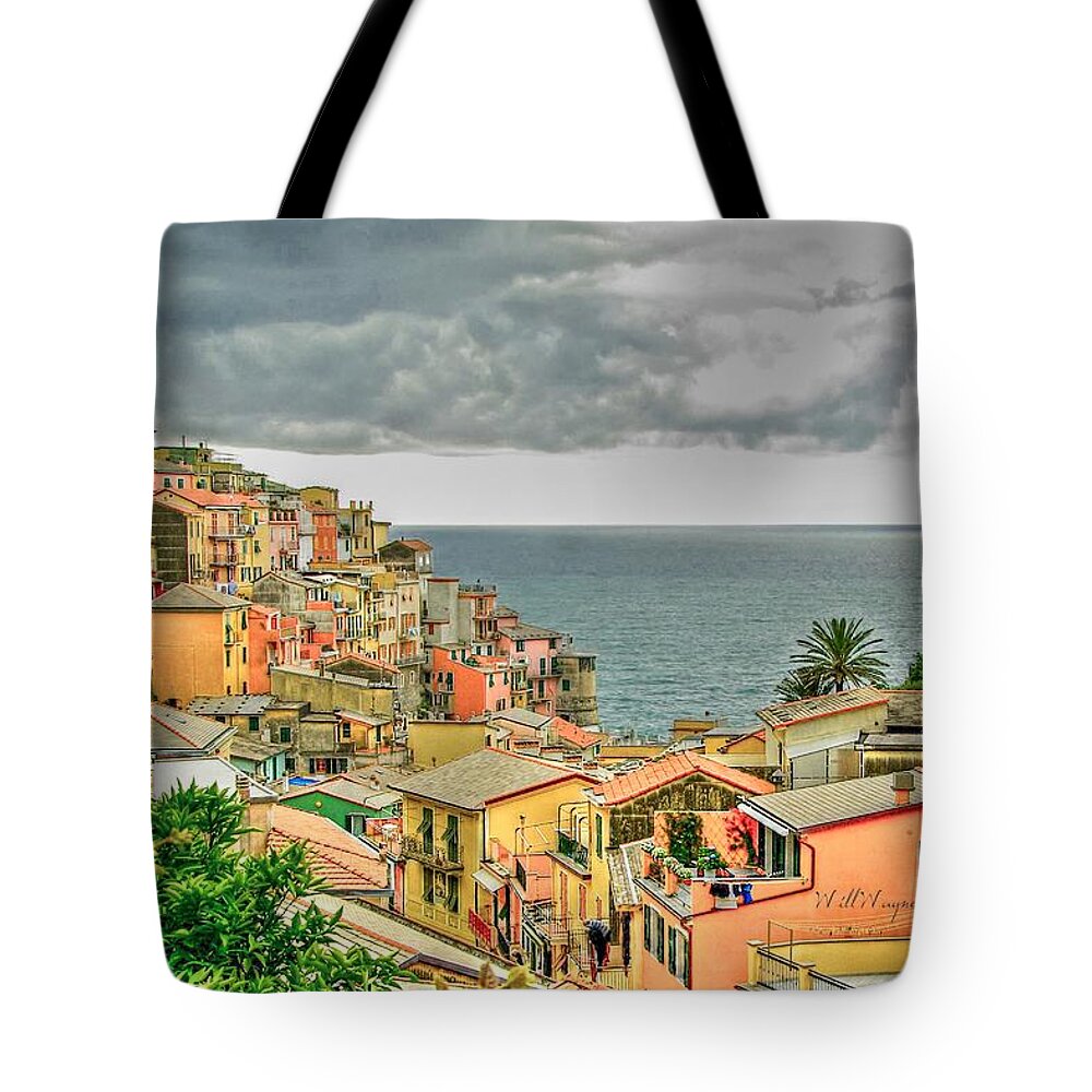 Ocean Tote Bag featuring the photograph Cinque Terre 4 by Will Wagner