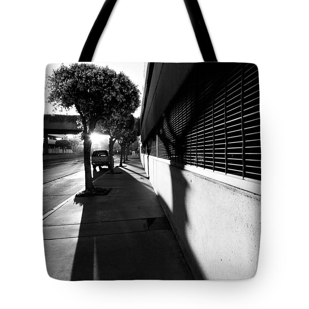 California Tote Bag featuring the photograph City and shadow by Sviatlana Kandybovich