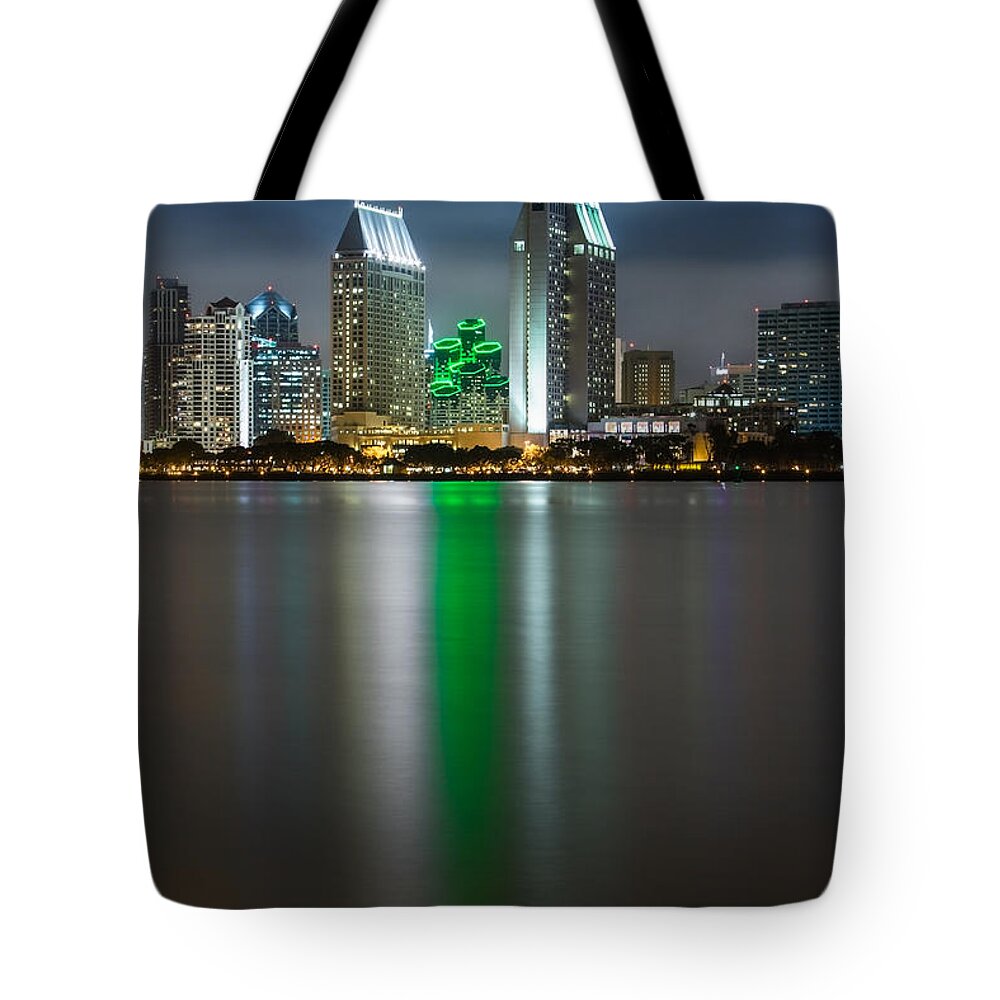 San Diego Tote Bag featuring the photograph City of San Diego Skyline 3 by Larry Marshall