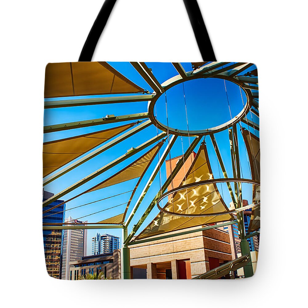 Fred Larson Tote Bag featuring the photograph City Shapes by Fred Larson