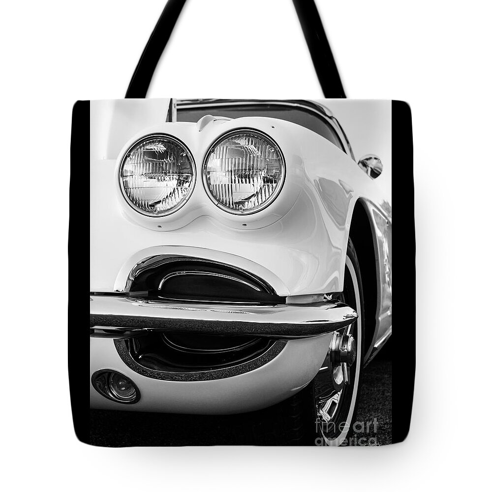 Classic Vette Tote Bag featuring the photograph Classic Vette by Imagery by Charly