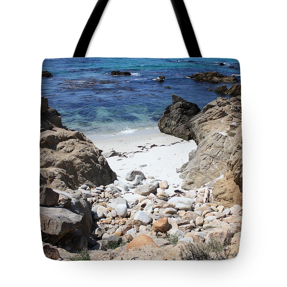 Landscape Tote Bag featuring the photograph Clear California Cove by Carol Groenen