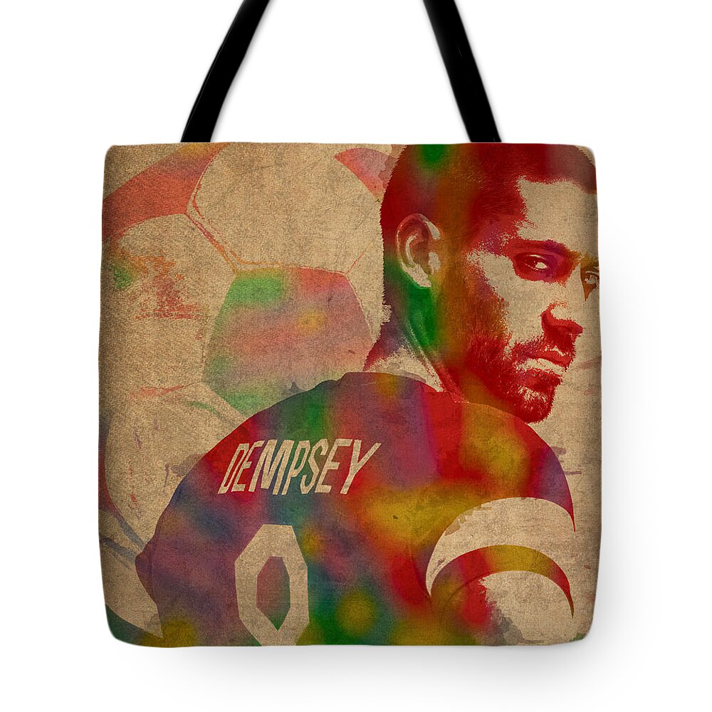 Clint Dempsey Tote Bags