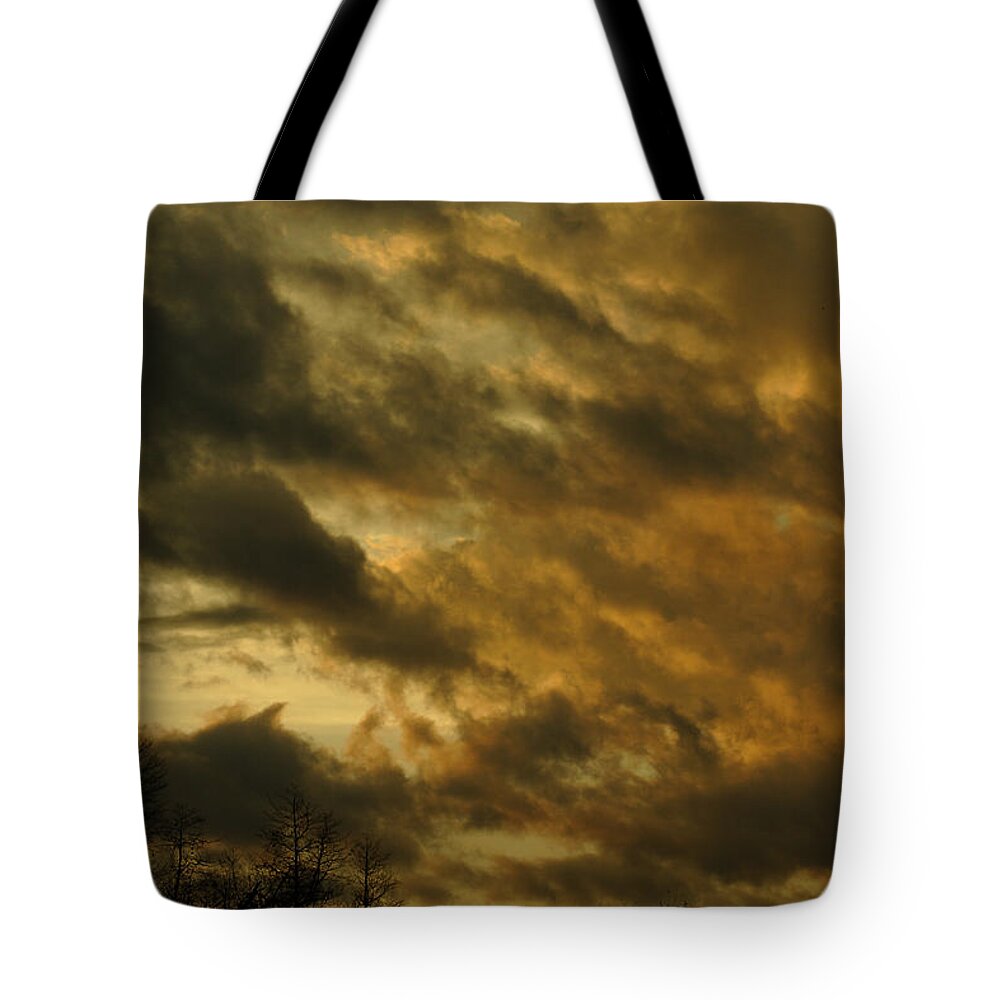 Clouds After Sunset Tote Bag featuring the photograph Clouds After Sunset by Daniel Reed
