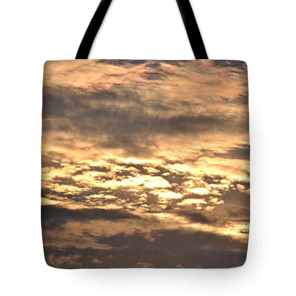 Clouds Tote Bag featuring the photograph Clouds at Sunset by Tara Potts