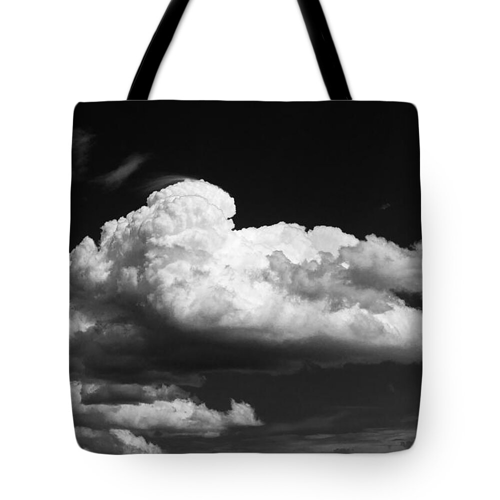Black And White Clouds Tote Bag featuring the photograph Clouds over the Palouse by Ron Roberts
