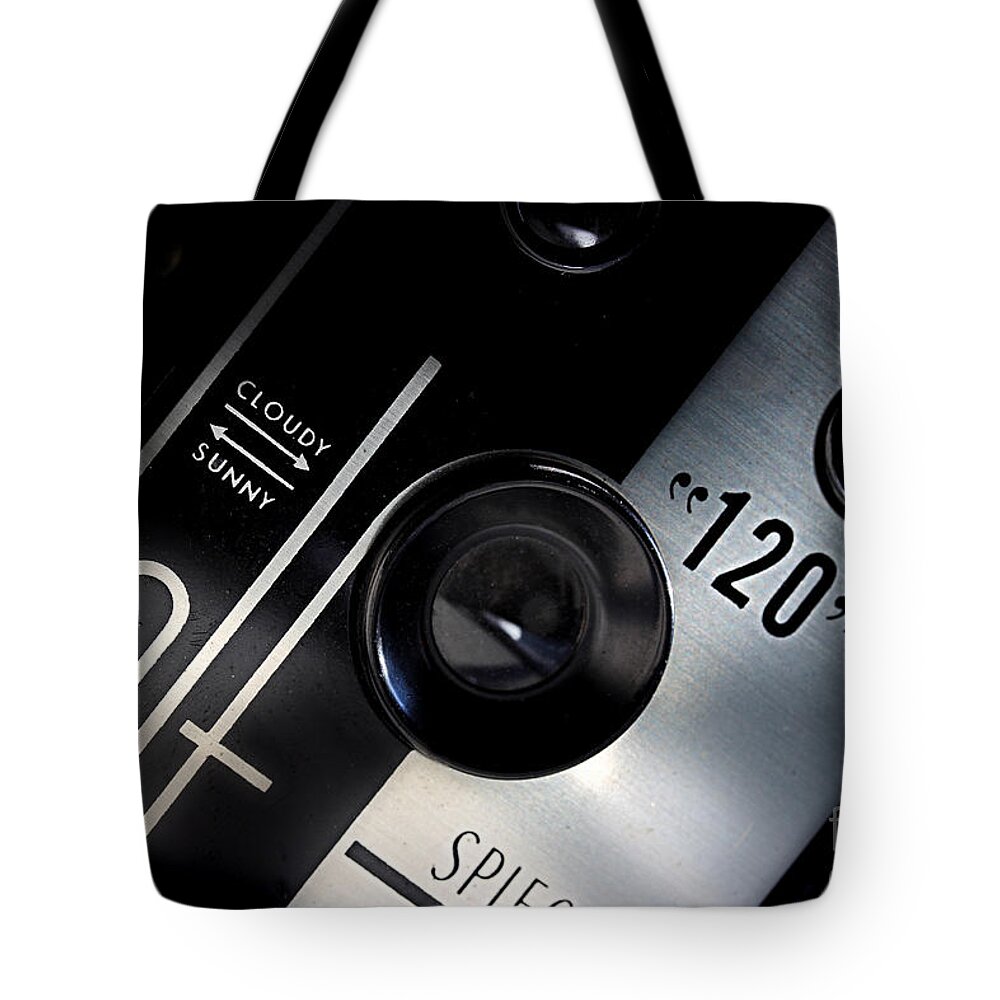 Vintage Elf Camera Tote Bag featuring the photograph Cloudy Sunny Elf by Michael Eingle