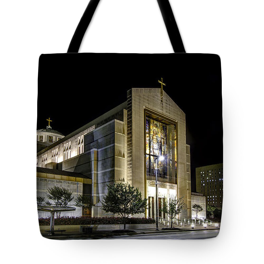 Downtown Tote Bag featuring the photograph Co-Cathedral of the Sacred Heart by Tim Stanley