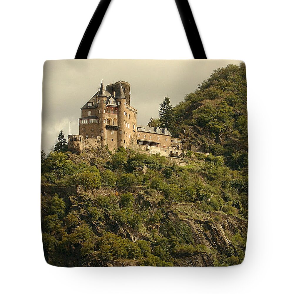 Castles Tote Bag featuring the photograph Cochem Castle by Richard Denyer