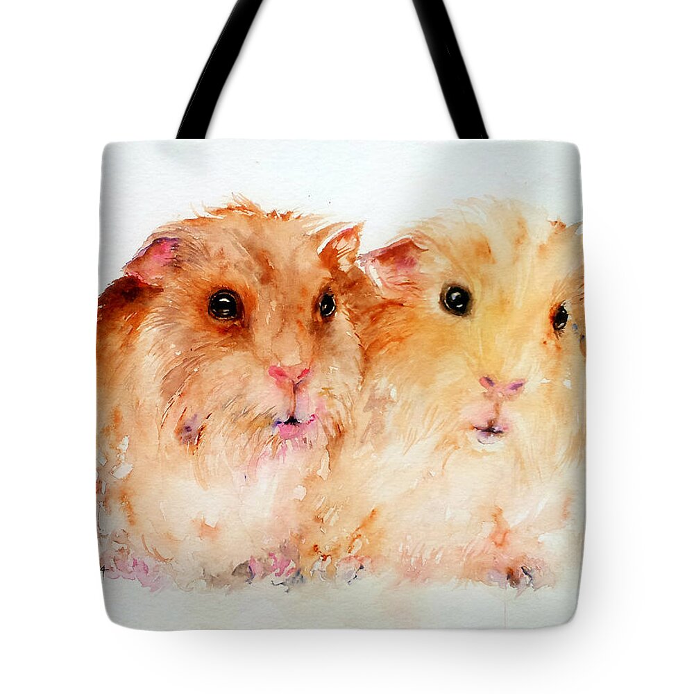Animals Tote Bag featuring the painting Coffee and Cream by Arti Chauhan