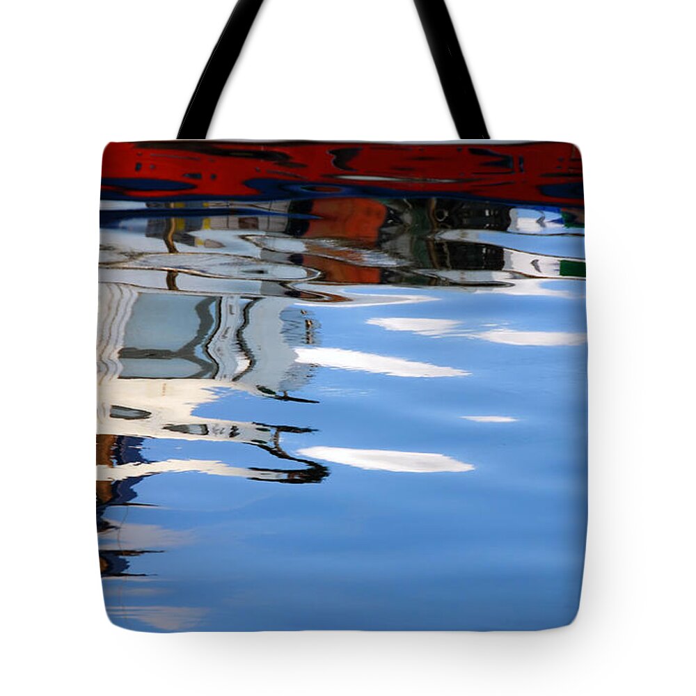 Colorful Background Tote Bag featuring the photograph Color art reflections by Michalakis Ppalis