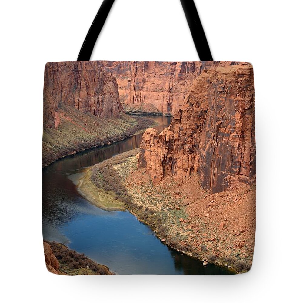 Scenics Tote Bag featuring the photograph Colorado River Arizona by R9 ronaldo