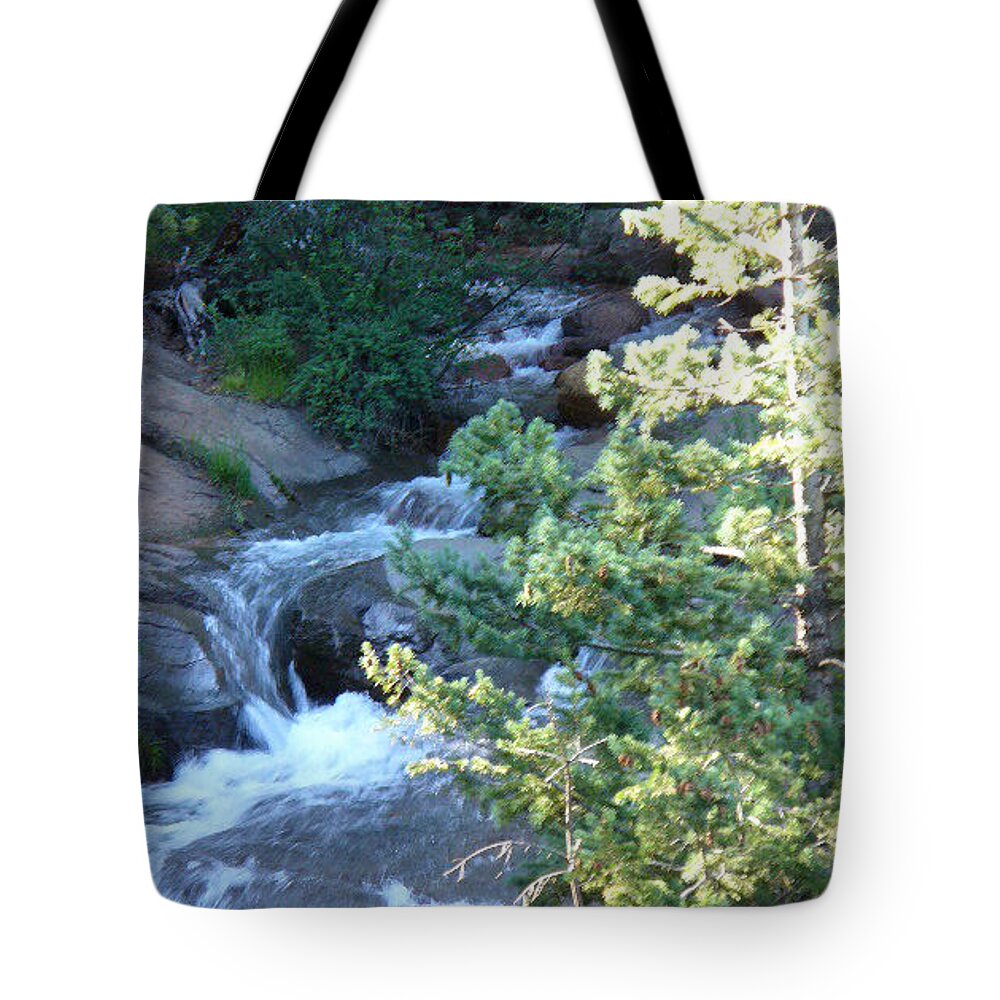 Lyle Tote Bag featuring the painting Colorado River by Frederick Lyle Morris - Disabled Veteran
