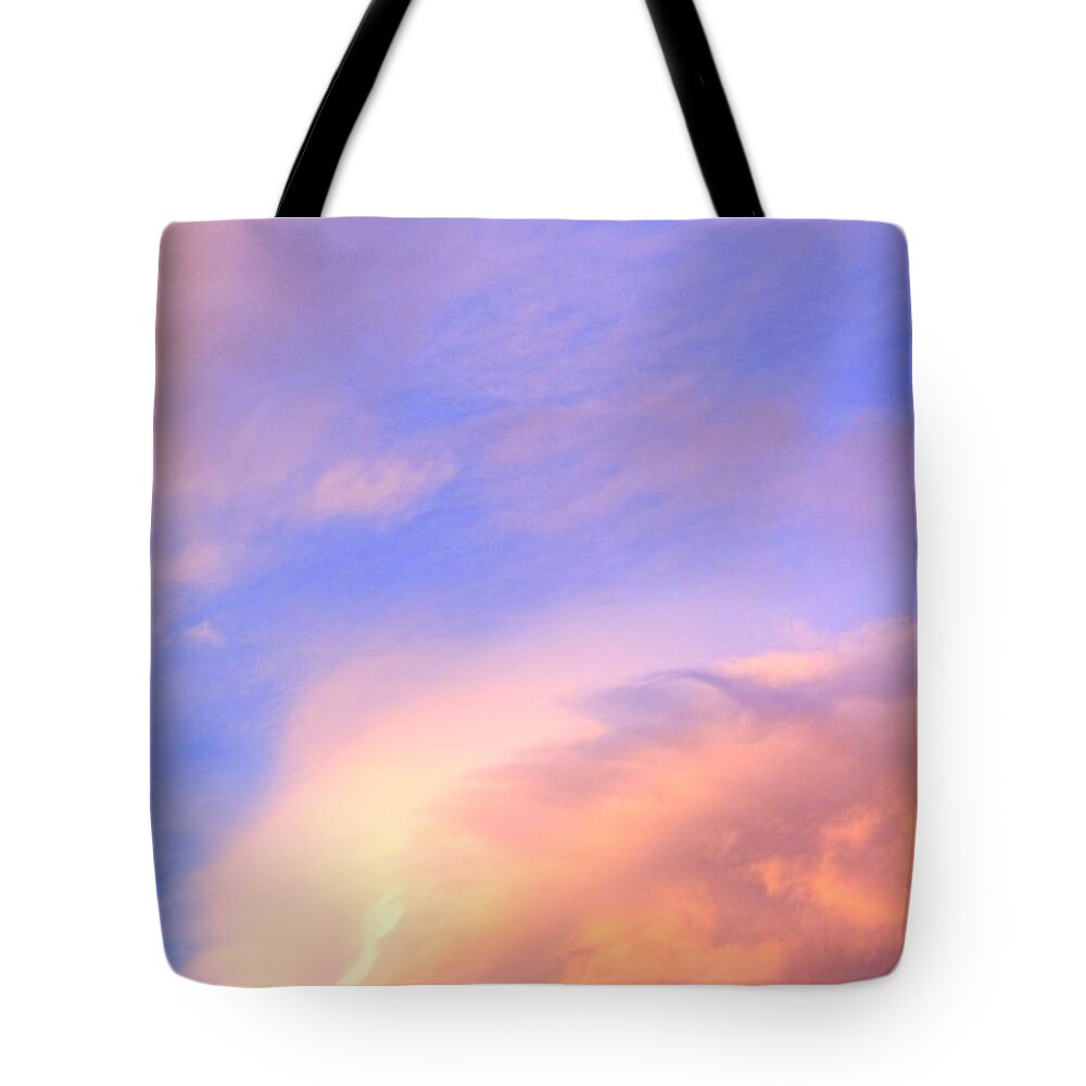 Colorful Clouds Tote Bag featuring the photograph Colorful Clouds in Colorado I by Lanita Williams
