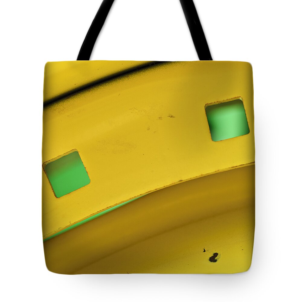 Abstract Tote Bag featuring the photograph Colors on a Curve by Christi Kraft