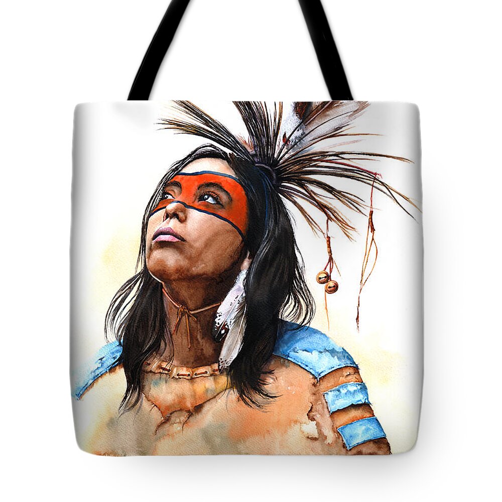 Woman Tote Bag featuring the painting Colour Of The Sun by Peter Williams